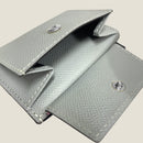 [French calf] <br>Mini -snap wallet<br>Color: Mauve Pink x Ice Gray