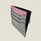 [French calf] <br>Mini -snap wallet<br>Color: Mauve Pink x Ice Gray