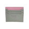 [French calf] <br>Mini -snap wallet<br>Color: Mauve Pink x Ice Gray