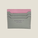 [French calf] <br>Mini -snap wallet<br>Color: Mauve Pink x Ice Gray