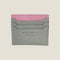 [French calf] <br>Mini -snap wallet<br>Color: Mauve Pink x Ice Gray