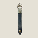 [French calf] <br>keychain<br>color: ice gray