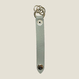 [French calf] <br>keychain<br>color: ice gray