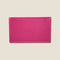 [French calf] <br>Flap card case<br>color: Fuchsha pink