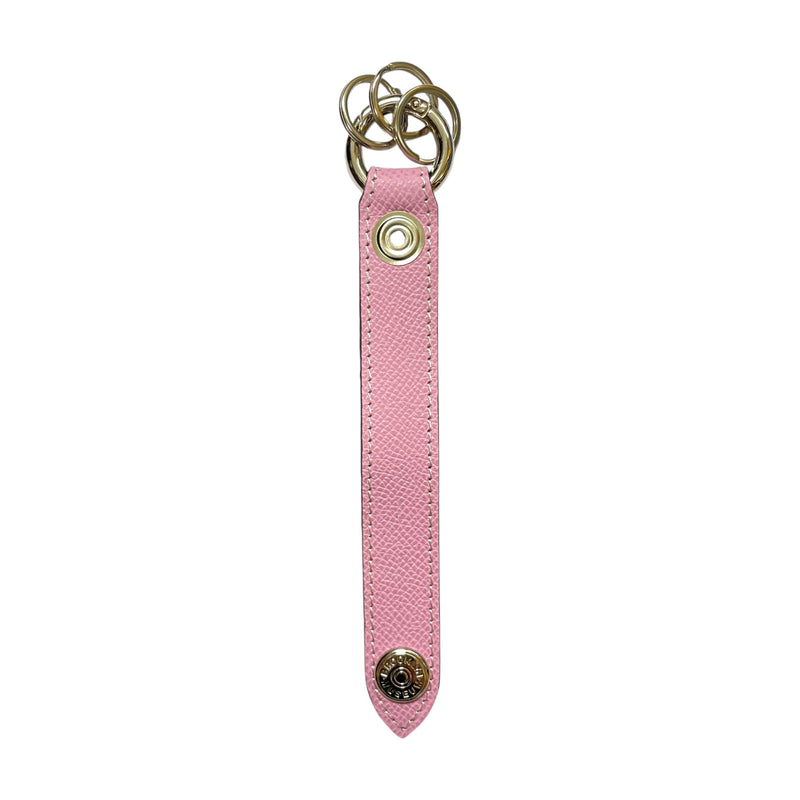 [French calf] <br>key ring<br>color: Mauve Pink