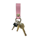 [French calf] <br>key ring<br>color: Mauve Pink