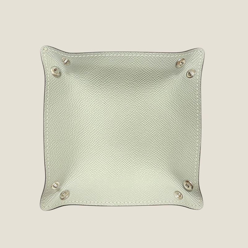 [French calf] <br>tray<br>color: Ice gray