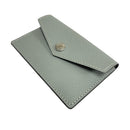 [French calf] <br>Flap card case<br>color: Ice gray