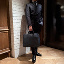 [サステナシュリンクレザー] <br>ブリーフケース<br>color：ネイビー