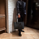 [フレンチカーフ] <br>ロワイヤルMトートバッグ<br>color：オールネイビー