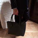 [フレンチカーフ] <br>ロワイヤルMトートバッグ<br>color：ブラック