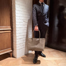 [フレンチカーフ] <br>ロワイヤルMトートバッグ<br>color：トープ