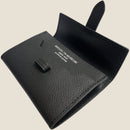 [French calf] <br>Belt card case<br>color: Black