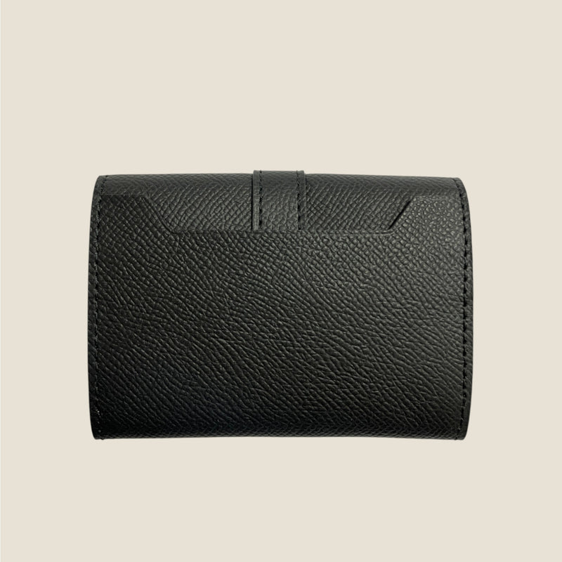 [French calf] <br>Belt card case<br>color: Black