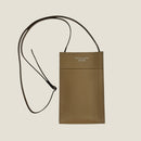[フレンチカーフ]<br>ボックスサコッシュM<br>color：トープ