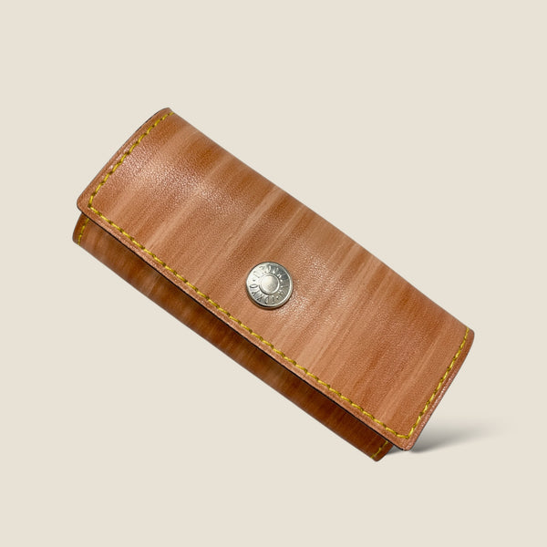 BROOKLYN MUSEUM レザーキーケース　柿渋染め BROOKLYN MUSEUM レザーキーケース 柿渋染め