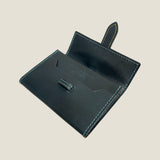 [Yamato] <br>Combi belt card case  <br>color: navy x orange<br>[Made to order]