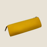 [French calf]<br>zipper pencil case<br>color: yellow