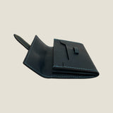 [Yamato] <br>Combi belt card case  <br>color: navy x orange<br>[Made to order]