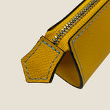 [French calf]<br>zipper pencil case<br>color: yellow