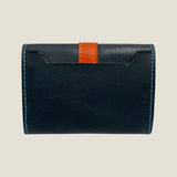 [Yamato] <br>Combi belt card case  <br>color: navy x orange<br>[Made to order]