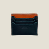 [Yamato] <br>Combi mini snap wallet<br>color: navy x orange<br>[Made to order]