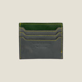 [Yamato] <br>Combi mini snap wallet<br>color: gray x tartan green<br>[Made to order]