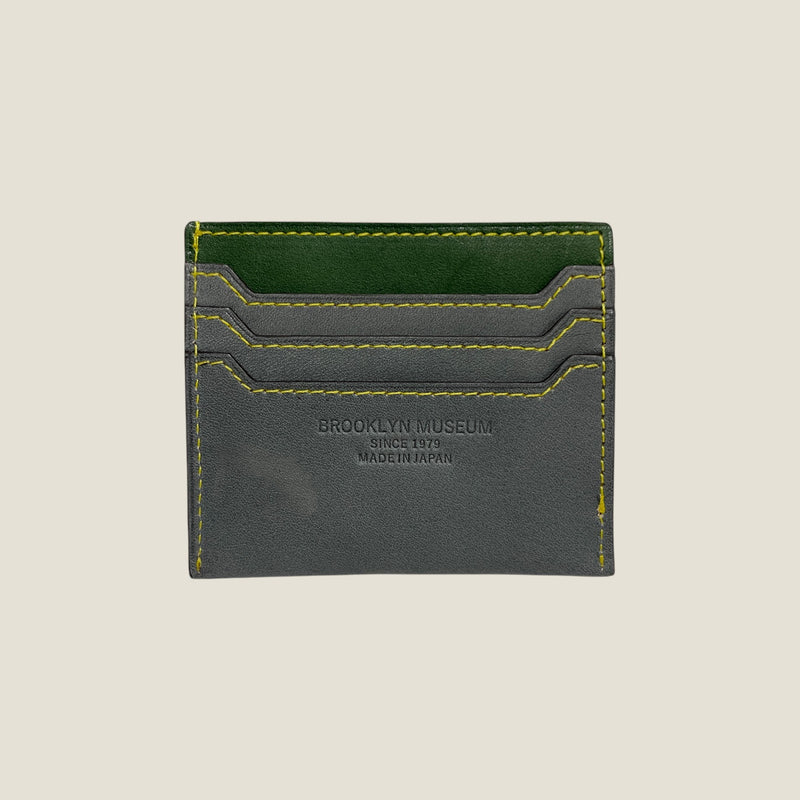 [ヤマト] <br>コンビ ミニスナップウォレット<br>color：グレー×タータングリーン<br>【１０月下旬入荷予定】
