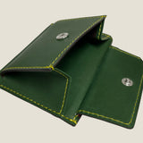 [Yamato] <br>Combi mini snap wallet<br>Color: Tartan green x Bordeaux<br>[Made to order]