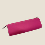 [French calf]<br>zipper pencil case<br>color: magenta pink