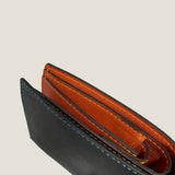 [Yamato] <br>Combi International Wallet<br>color: navy x orange