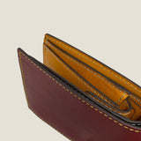[Yamato] <br>Combi International Wallet<br>color: Bordeaux x yellow