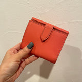 [French calf]<br>hookup wallet<br>color: orange