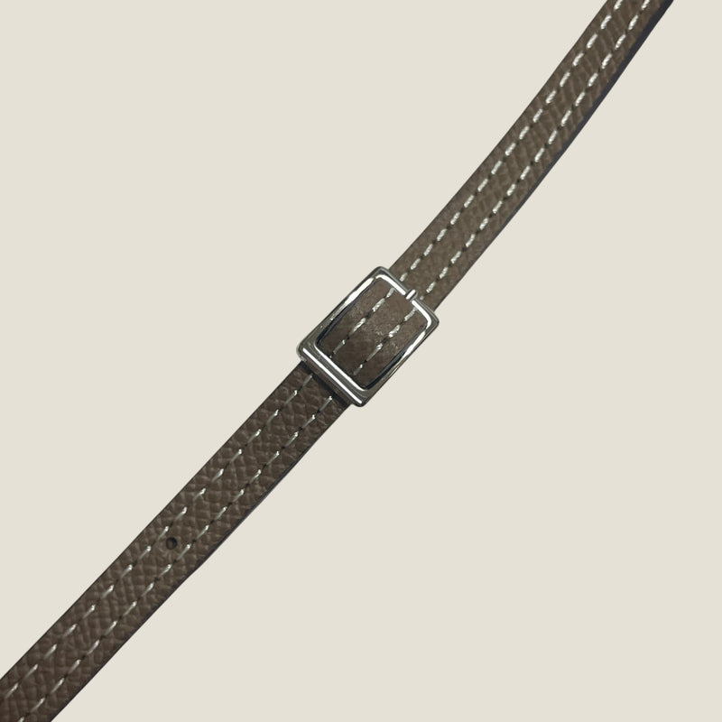 [French calf]<br>Box Sacoche L<br>color: Tope
