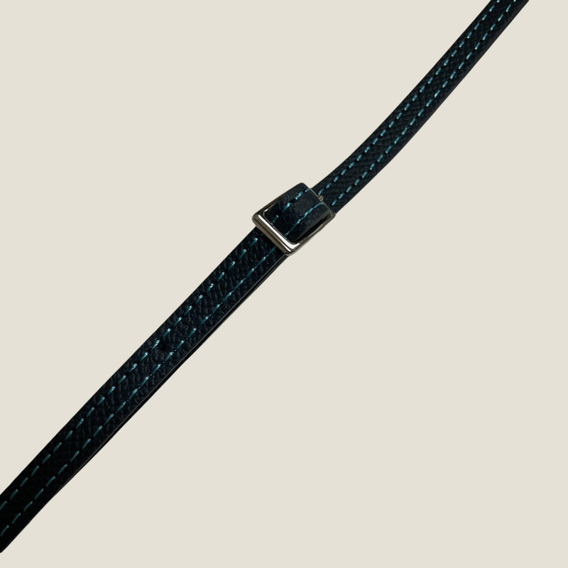[フレンチカーフ]<br>ボックスサコッシュL<br>color：ネイビー