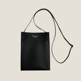 [French calf]<br>Box sacoche L<br>color: black