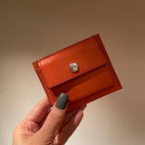 [Yamato] <br>mini snap wallet<br>color: orange<br>[Made to order]