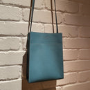 [French calf]<br>Box Sacoche L<br>color: Gene Blue