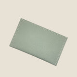 [French calf] <br>compact card case<br>Color: Ice gray x lemon