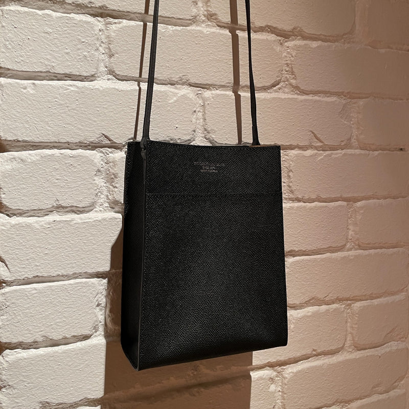 [French calf]<br>Box Sacoche L<br>color: Black