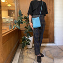 [French calf]<br>Box Sacoche L<br>color: Gene Blue