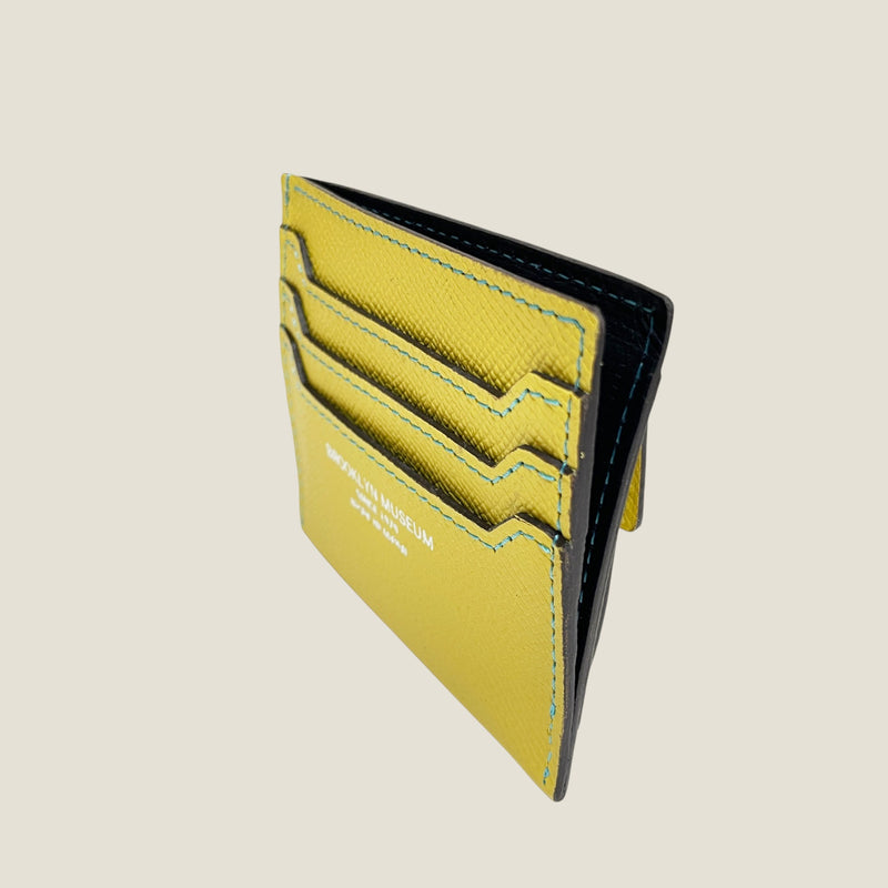 [French calf] <br>Mini -snap wallet<br>color: Lemon yellow