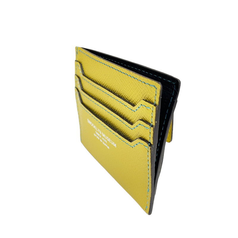 [French calf] <br>Mini -snap wallet<br>color: Lemon yellow<br>【Build-to-order manufacturing】