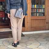 [Croc pattern]<br>Box sacoche L<br>color: navy