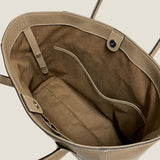 [シュリンクレザー]<br>トゥティトートバッグ<br>color：トープ