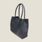 [シュリンクレザー]<br>トゥティトートバッグ<br>color：ネイビー