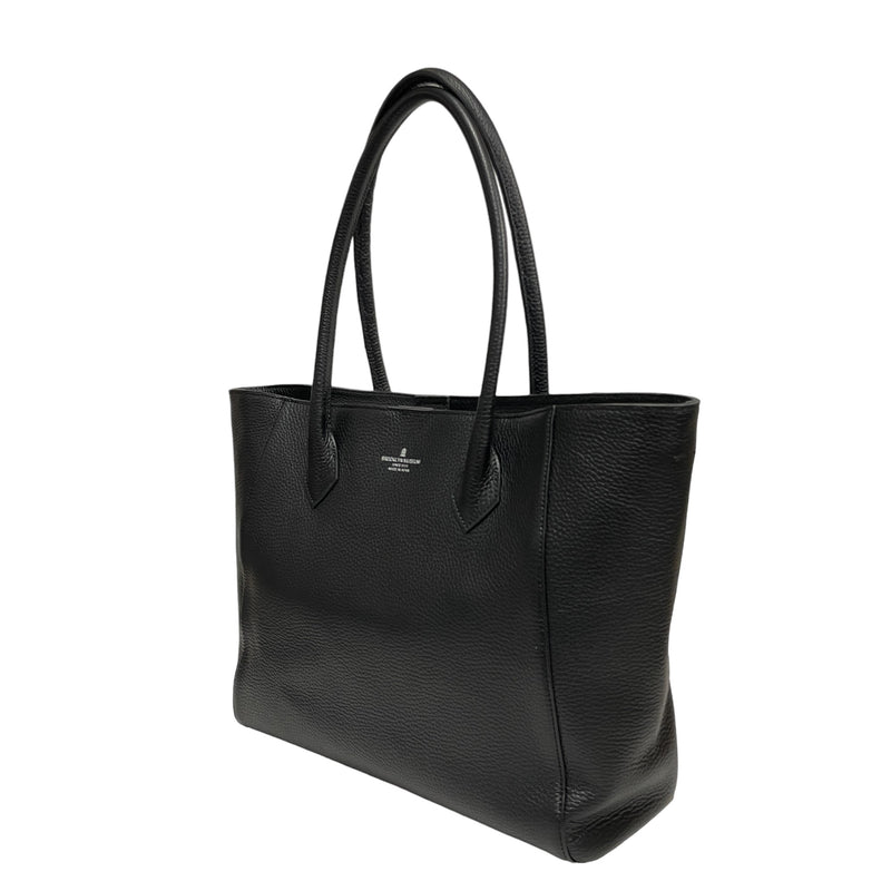 [Shrink leather]<br>Tutitot bag<br>color: Black