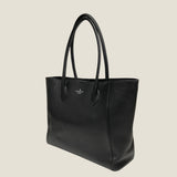 [シュリンクレザー]<br>トゥティトートバッグ<br>color：ブラック