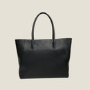[シュリンクレザー]<br>トゥティトートバッグ<br>color：ブラック<br>【９月下旬入荷予定】