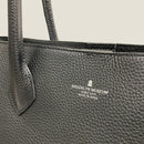 [シュリンクレザー]<br>トゥティトートバッグ<br>color：ブラック<br>【９月下旬入荷予定】